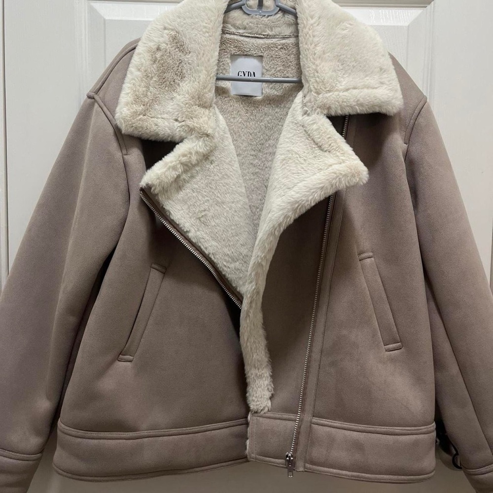 Gyda Fur Lined Suede Jacket